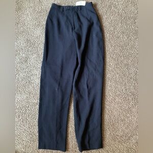 Vintage 90s Banana Republic Black Wool Trousers NWT